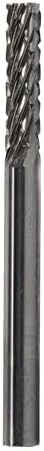 Drill America SA-52 Carbide Burr/Rotary File Cylindrical Double Cut for Die Grinder 5/32" Dia. x 1/2" Cut Length with 1/8" Shank and 2" Overall Length, DUL Series