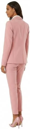 Marycrafts Women’s Two Piece Suits – Business Blazer Pant Suit Set, Professional Work Outfit for Office