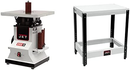 JET JBOS-5 Benchtop Oscillating Spindle Sander, 1/2 HP, 1PH 115V (708404) with Universal Benchtop Machine Table (728100)