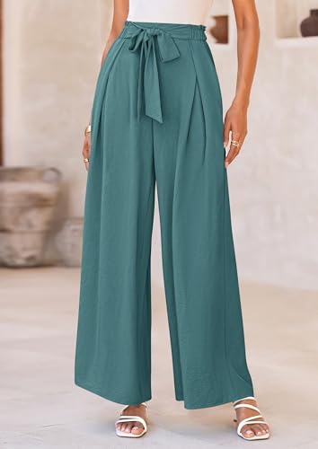 PRETTYGARDEN Women's Palazzo Wide Leg Work Dress Pants
