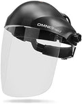 Lincoln Electric OMNIShield Professional Face Shield - Anti-Fog & Anti-Scratch Coated Clear Lens - Premium Headgear - K3752-1