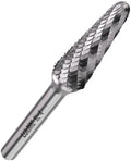 LU&MN SL-4 Tungsten Carbide Burr, 1/2" Head 1/4" Shank, 1 Pc
