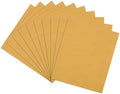 10 Pcs 800 Grit Sandpaper 9 x 11 Inch Sand Paper Alumina Gold