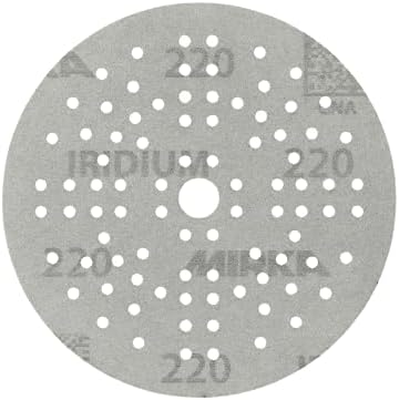 Mirka Iridium Sandpaper Discs 5 Inch 50 Pack Hook and Loop
