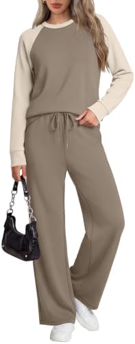 WIHOLL Lounge Sets for Women 2 Piece Fall Outfits 2026 Fashion S-2XL