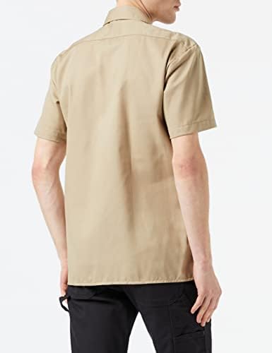 Dickies Men’s Short Sleeve Work Shirt – Durable Twill Button Down Shirts for Men, Lightweight Uniform for Daily Wear