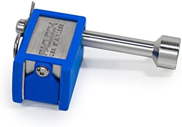 PACLOCK's 80-Series Trailer Hitch Lock UCS, 125 Pin for 1-1/4" Receivers, Keyed Different, 304 Stainless Steel