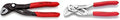 KNIPEX Tools Cobra Water Pump Pliers (8701150), 6-Inch,Red and KNIPEX Tools 86 03 125, 5-Inch Mini Pliers Wrench Bundle