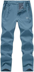 BASUDAM Men's Work Pants Softshell Winter Fleece Lined Insulated Outdoor