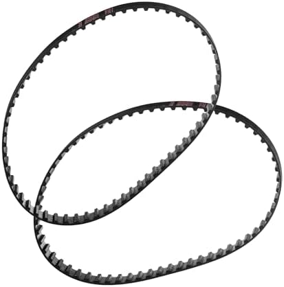 SANDER Drive Belt set of 2 Fits - 50-112 RIKON 4" x 36" SANDER 50112 - High Strength Rubber Belt - Replacement Drive Belt - Made In The USA!- Toothed Drive Belt