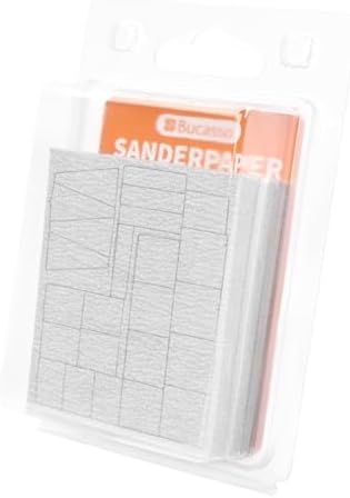 Sanderpaper for Reciprocating Sander RSH-1000, 180/240/400/800/1000 Grits Each 10pcs with Each 24 Pads