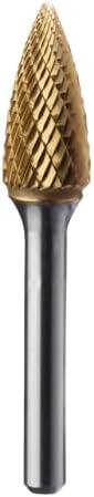 Champion Cutting Tool SG3 Double Cut TiN Coated Carbide Bur