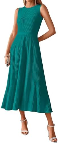BTFBM Women Midi Bodycon Tank Dress