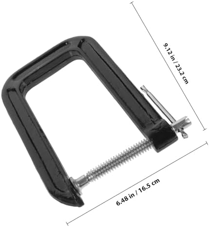 Mipcase 3-inch C Clamps Steel Desk Clamp Table Mount Universal Workholding Device for Woodworking and Repair with 180mm Jaw Capacity