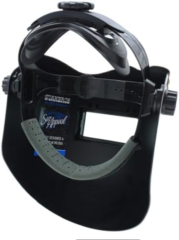 WoahBros Chopped Top Welding Hood | Flip-Front Welding Helmet, Fiberglass Reinforced Shell, Low Profile | Fixed Shade 10 Lens, Fits 2” x 4.25” Cheater Lens | Aztec