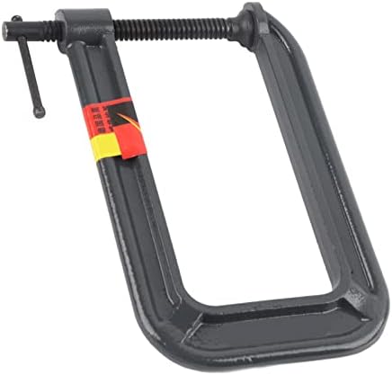 Heavy Duty G Type C Clamp, Woodworking Clamp for Carpentry, Forged Steel C - Clamp with Ergonomic Handle, Deep Throat Clamping Device for Woodworking Projects (Clamping thickness 70*depth 180mm)