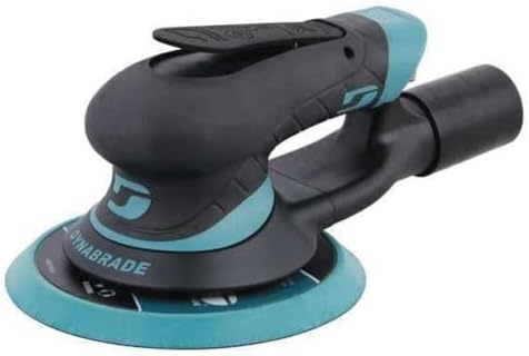 Dynabrade (X62V) Dynorbital Extreme 6" (152 mm) Diameter Random Orbital Sander, Vacuum-Ready, Hook-Face Pad Face | Proportionate 3/32" (2.5 mm) Diameter Orbit | 12000 RPM Pneumatic Motor