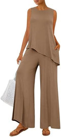 PRETTYGARDEN Women's Summer 2 Piece Matching Lounge Sets