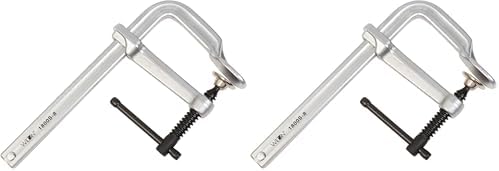 Wilton Regular-Duty F-Clamp, 8" Opening, 4-3/4" Throat, 1800 Lbs. Clamping Force (Model 1800S-8) (Pack of 2)