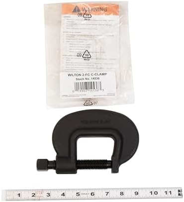Wilton Brute Force C-Clamp, 2-5/16" Opening, 1-7/8" Throat, 12500 Lbs. Clamping Force (Model 2 F.C.) (Pack of 2)