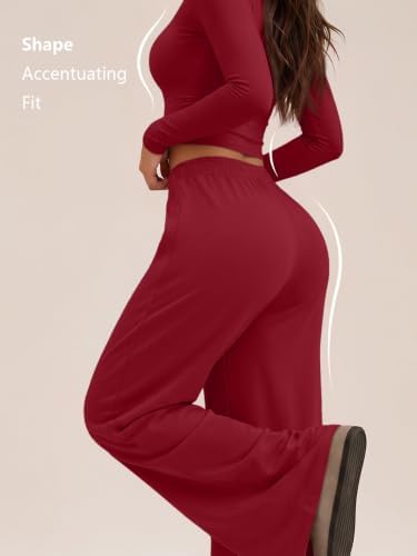 Trendy Queen Women's 2 Piece 2026 Fall Fashion Lounge Set with Pockets