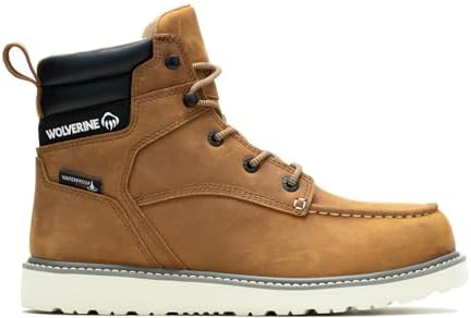 Wolverine Men's Trade Wedge 6" Moc Toe Construction Boot