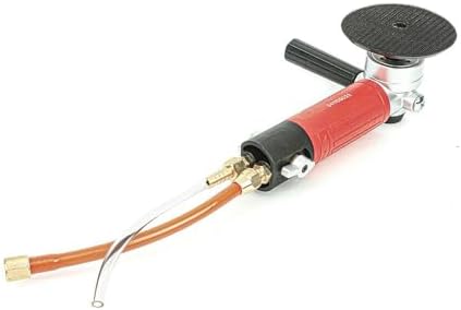 4-Inch Air Wet Polisher/Sander, 4500 RPM Pneumatic Stone Grinder with 5/8"-11 Spindle, Water-Fed System, Front Side Exhaust for Granite Marble Concrete