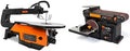 WEN 3923 16-Inch Variable Speed Scroll Saw with Easy-Access Blade Changes and Work Light, Black & 6502T 4.3-Amp 4 x 36 in. Belt and 6 in. Disc Sander with Cast Iron Base