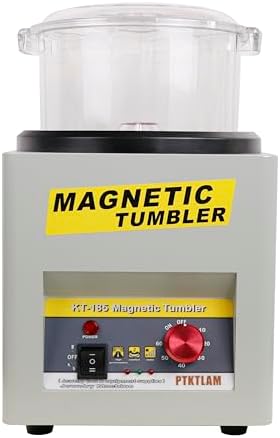 KT-185 Magnetic Tumbler Jewelry Polisher 180mm Polishing Barrel