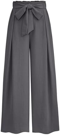 PRETTYGARDEN Women's Palazzo Wide Leg Work Dress Pants