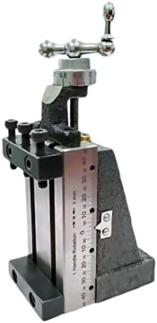 Mini Vertical Milling Slide Mounted on Z Type Angle Plate -Direct Fit for Mini Lathe Machine (With Clamp)