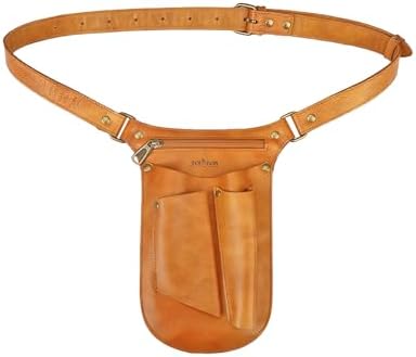 Leather Gardening Tool Belt Florists & Gardeners,4 in 1 Design Utility Bag