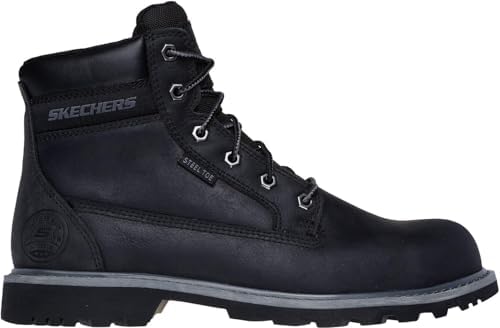 Skechers Men's Longrider 6 Inch Padded Collar Steel Toe