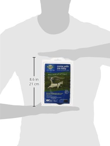PetSafe Come with Me Kitty Harness and Bungee Cat Leash, Royal Blue, Small | Adjustable 2-Point Fit Applies Gentle Pressure to Shoulders, Not Neck, for Kittens and Small Cats with 9 in - 11 in Girth