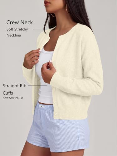 Trendy Queen Cropped Cardigan Sweaters for Women Fall Fashion Clothes 2026