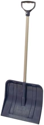 Superio Kids Snow Shovel, 32-Inch Lightweight Trunk Shovel with 12” Poly Blade & D-Grip, Blue, 6 Pack