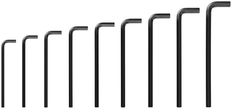 TEKTON Flat End Hex L-Key Set, 9-Piece | KLX90201 | 11 - 19 mm