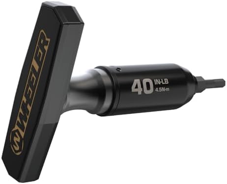 Fat Stix Individual Limiter 10-65 Inch-Pounds with Preset Torque, Accurately Tightens, Reversible, Compatible with Wheeler Fat Stix T-Handle Driver, for Gunsmithing, Reloading, and Torque Adjustment