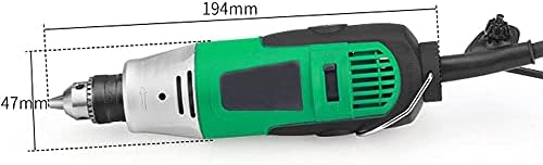 260W Rotary Tool Power Die Electric Multi-function Grinder Carver Set, Stepless Variable Speed Adjustment, 31000RPM, Lightweight