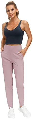 THE GYM PEOPLE Women's Workout Joggers Pants Lightweight Lounge Leggings