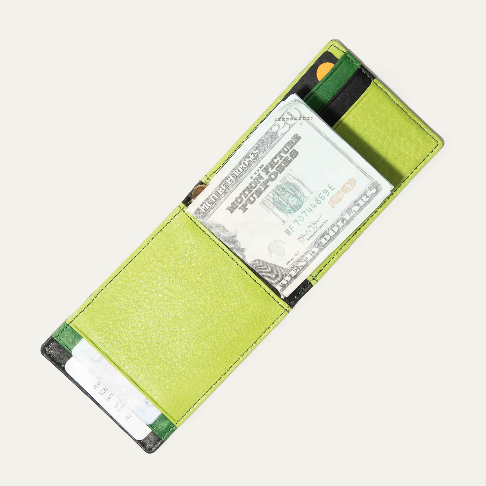 Mondrian Color-Block Slimfold Wallet