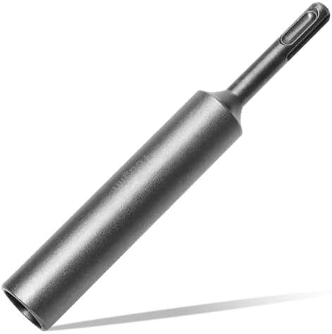 SDS Plus Ground Rod Driver, Fits 5/8 in & 3/4 in Ground Rods, 6.6 in Long, Compatible with All SDS Plus Rotary Hammers