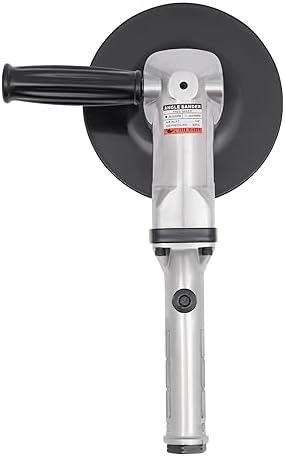 7inch Pneumatic Sander Pneumatic Polisher With 4500rpm & M16 Spindle Thread & Sub-Handle & 12.36ft3/Min Electric Sander Air Polisher for Homes, Car Shops, Repair Shops