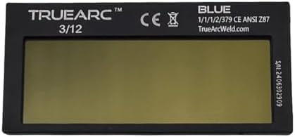 Blue Auto-Darkening Welding Lens - High Definition Blue Hue Filter- Fits 2" x 4-1/4" Welding Hoods – Shade 12