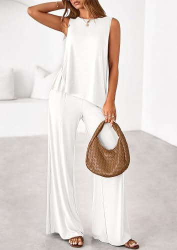 PRETTYGARDEN Women's Summer 2 Piece Matching Lounge Sets