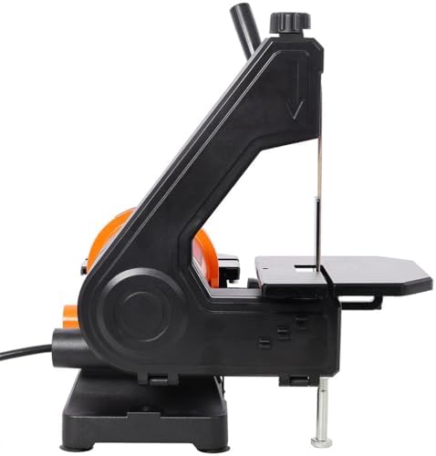 1 x 30 Inch Belt and 5 Inch Disc Sander, Benchtop Belt Disc Sander with 0-45° Adjustable Cast Aluminum Tables, Miter Gauge, Quick Belt Change & Dual Dust Ports for Woodworking
