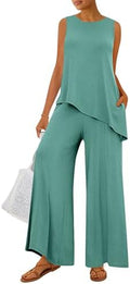 PRETTYGARDEN Women's Summer 2 Piece Matching Lounge Sets