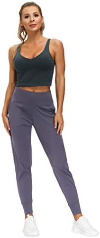 THE GYM PEOPLE Women's Workout Joggers Pants Lightweight Lounge Leggings