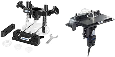 Dremel 231 Portable Rotary Tool Shaper and Router Table with Rotary Tool Plunge Router Attachment