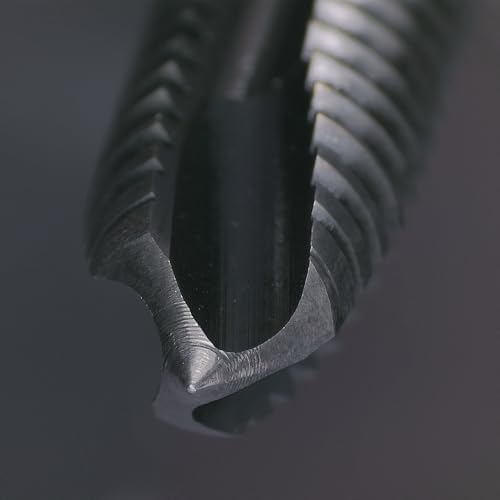 Tools M4 x 0.7 Spiral Point Threading Tap, Metric Machine Threading Tap High Speed Steel Cobalt(HSSCo) with AlTiN Coating, Round Shank with Square End， H2 Tolerance, 2pcs